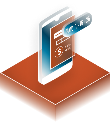 Payment backup stays clean and timestamped